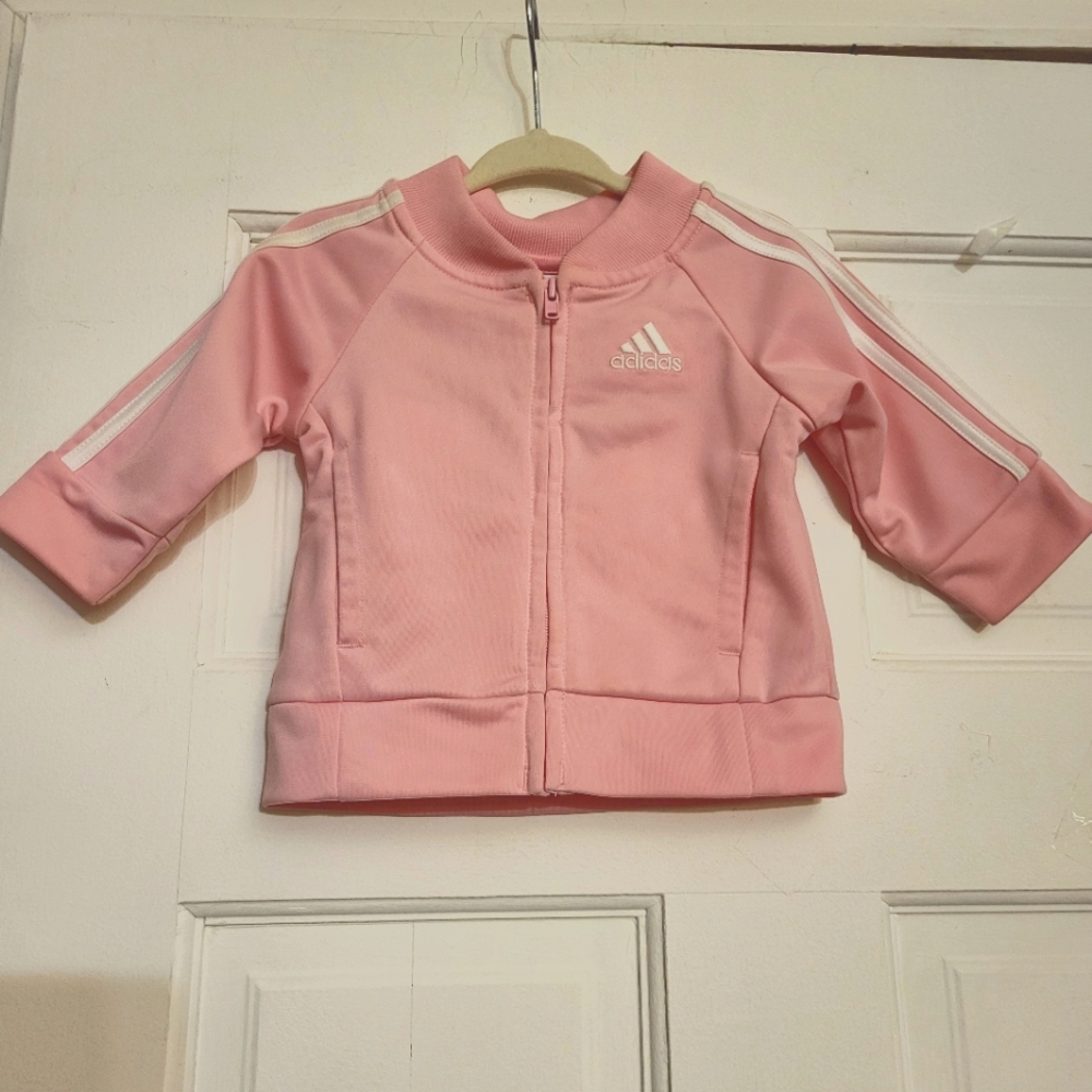 Adidas Jacket-Joggers set, Little Lass Puffer Jacket Size 3 & 3-6 Months Old